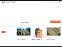 Tablet Screenshot of laserbean.com